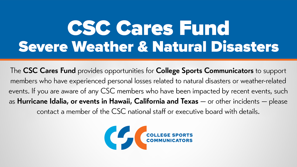 CSC offers support for members affected by Hurricane Idalia and other events